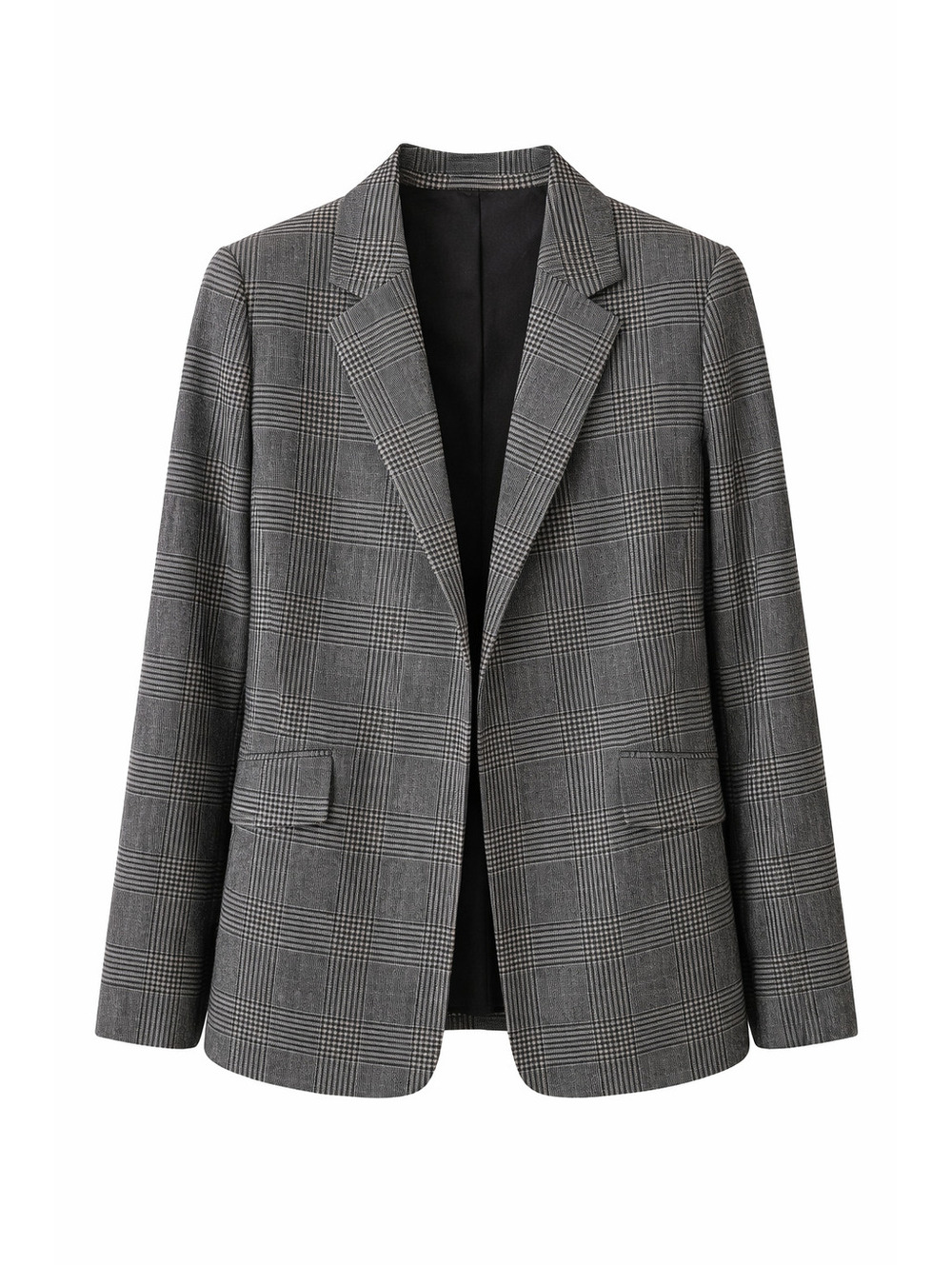 Dylan Gray gray Checkered blazer